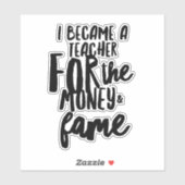 Leraar Leven Sticker (Vel)