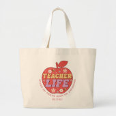Leraar Leven Wakker Leren School Grote Tote Bag (Voorkant)