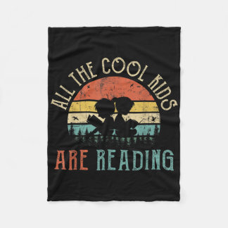 Leraar Lezen - Alle Coole Kinderen Lezen Boek Fleece Deken