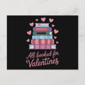 Leraar lezen Alles geboekt voor Valentijnsdag Briefkaart (Voorkant)