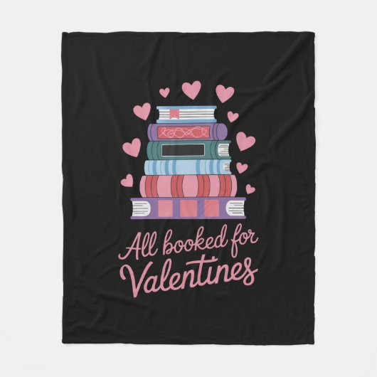 Leraar lezen Alles geboekt voor Valentijnsdag Fleece Deken (Voorkant)