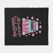 Leraar lezen Alles geboekt voor Valentijnsdag Fleece Deken (Voorkant (Horizontaal))