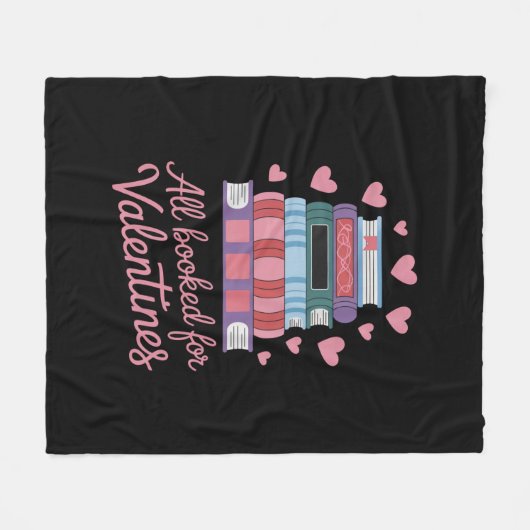 Leraar lezen Alles geboekt voor Valentijnsdag Fleece Deken (Voorkant (Horizontaal))