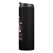 Leraar lezen Alles geboekt voor Valentijnsdag Thermosbeker (Geroteerd rechts)