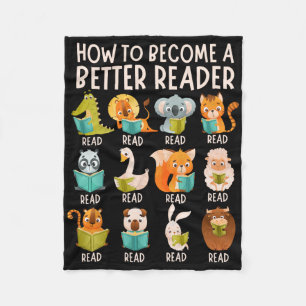Leraar Lezen Hoe Word Je Een Betere Lezer Boek Fleece Deken