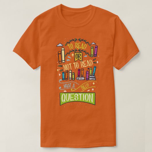 Leraar lezen om te lezen of niet te lezen t-shirt (Design voorkant)
