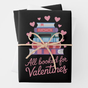 Leraar Lezen Volledig Geboekt voor Valentijnsdag Inpakpapier Vel
