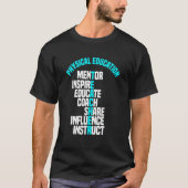 Leraar Lichamelijke Opvoeding Mentor Coach Lichame T-shirt (Voorkant)