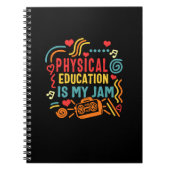 Leraar lichamelijke opvoeding P.E. is Jam Gym vrou Notitieboek (Voorkant)