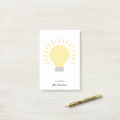 Leraar Lichte lamp Post-it notities Post-it® Notes (Op bureau)