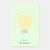 Leraar Lichte lamp Post-it notities Post-it® Notes (Voorkant)