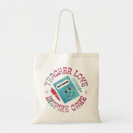 Leraar Liefde Inspireren Zorg Schattige Leuke Canv Tote Bag