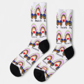 Leraar Life Book, hart en regenboog Sokken (Links)