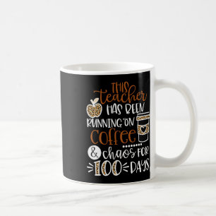 Leraar loopt op koffie en chaos 100 D Koffiemok