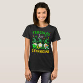 Leraar Love Shenanigans St Patrick Day Three Gnom T-shirt (Voorkant volledig)