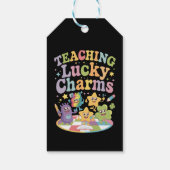 Leraar Lucky Charms op Patrick's Day Cadeaulabel (Achterkant)