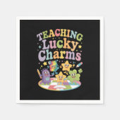 Leraar Lucky Charms op Patrick's Day Servet (Voorkant)