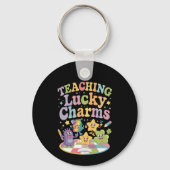 Leraar Lucky Charms op Patrick's Day Sleutelhanger (Voorkant)