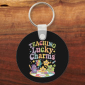 Leraar Lucky Charms op Patrick's Day Sleutelhanger (Voorkant)