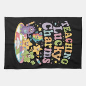 Leraar Lucky Charms op Patrick's Day Theedoek (Horizontaal)