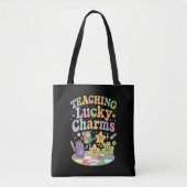 Leraar Lucky Charms op Patrick's Day Tote Bag (Voorkant)