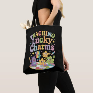 Leraar Lucky Charms op Patrick's Day Tote Bag
