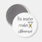 Leraar maakt verschil magneet (Voorkant / Achterkant)