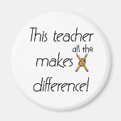 Leraar maakt verschil magneet (Voorkant)