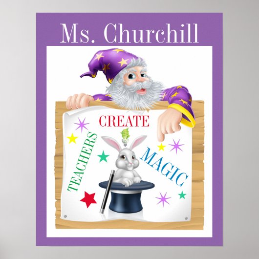 Leraar Magic Poster - SRF (Voorkant)