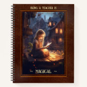 Leraar Magische Kunst Lezen Notitieboek (Voorkant)