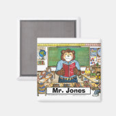 Leraar Magneet - gepersonaliseerd (Voorkant / Achterkant)