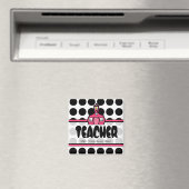 Leraar Magneet - Zwarte Polka Dot (Insitu (Vaatwasser))