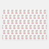 leraar Mason Jar Flowers Inpakpapier Vel (Voorkant)