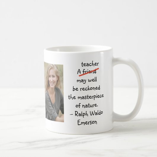 Leraar Masterstuk Natuur Citaat 2 Foto's Koffiemok (Rechts)