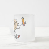 Leraar Matglas Koffiemok (Voorkant links)