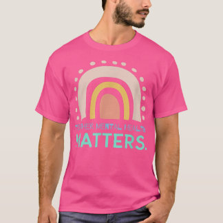 Leraar Mental Health Awareness Support Mental Hee T-shirt