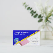 Leraar, mentor of Visitekaartje met leerstoel (Staand voorkant)