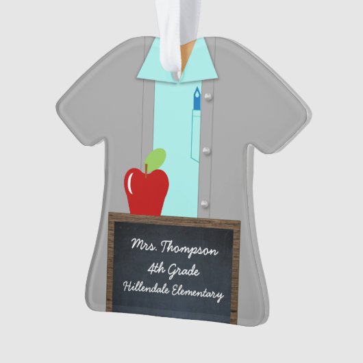 Leraar met beroep van Apple Ornament (voorkant)