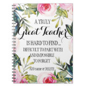 Leraar Met pensioen dankzij pensioen Notitieboek (Voorkant)