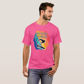 Leraar Middelbare School Valt Microfoon Laat Valle T-shirt (Voorkant volledig)