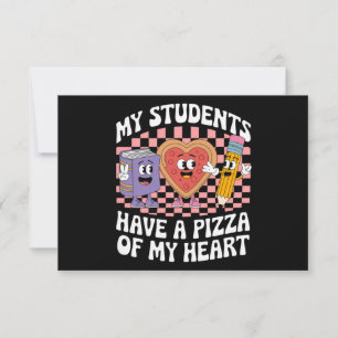 Leraar Mijn Leerlingen Hebben Een Pizza Van Mijn H Bedankkaart