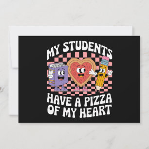 Leraar Mijn Leerlingen Hebben Een Pizza Van Mijn H Feestdagenkaart