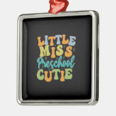 Leraar Miss Preschool Cutie Metalen Ornament (Links)