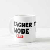 Leraar Mode of Trendy Desing, Funny Sayings Koffiemok (Voorkant links)