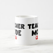 Leraar Mode of Trendy Desing, Funny Sayings Koffiemok (Center)