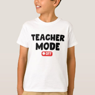 Leraar Mode of Trendy Desing, Funny Sayings T-shirt