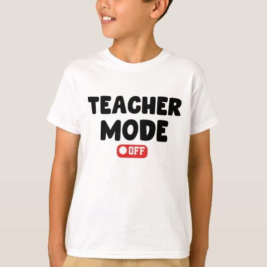 Leraar Mode of Trendy Desing, Funny Sayings T-shirt (Voorkant)