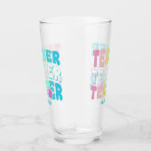 Leraar Moderne Regenboog Kleuren Gepersonaliseerde Glas (Rechts)