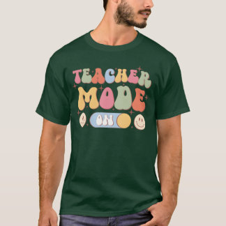 Leraar Modus Aan Backo School vriend T-shirt