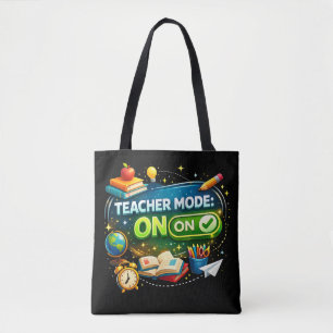Leraar Modus: AAN – Schattig terug naar school ont Tote Bag